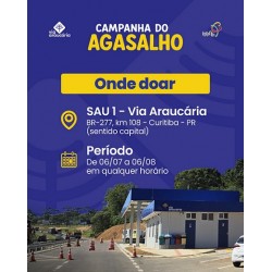 Via Araucária participa da Campanha do Agasalho 2026 em parceria com o Incanto
